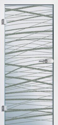 Kunex Türen Wien - Glastüre mit Dekor